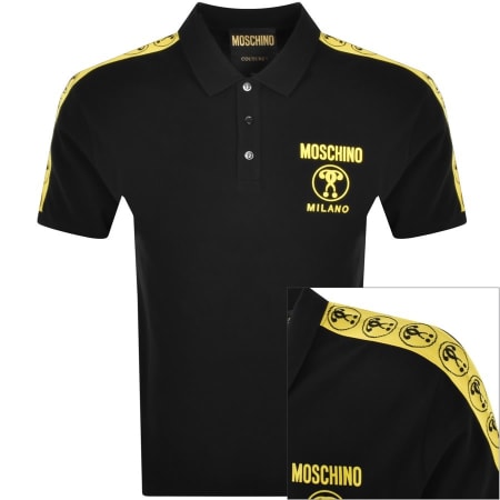 Product Image for Moschino Logo Polo T shirt Black