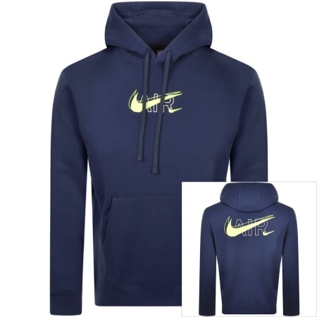 Product Image for Nike Air Print Hoodie Navy