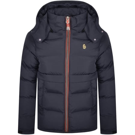 Product Image for Luke 1977 Mallard Quilted Hooded Jacket Navy