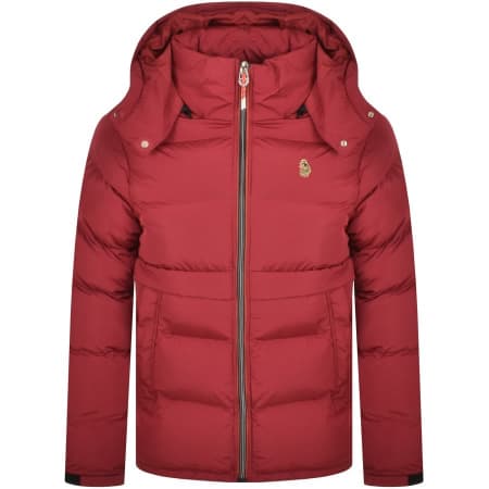 Product Image for Luke 1977 Mallard Quilted Hooded Jacket Red
