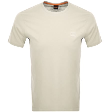 Product Image for BOSS Tales Logo T Shirt Beige