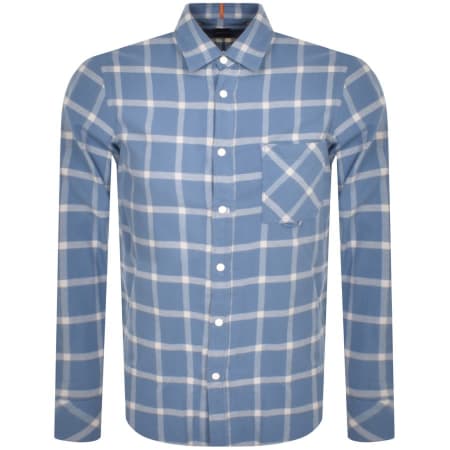 Product Image for BOSS Relegant 1 Long Sleeve Shirt Blue