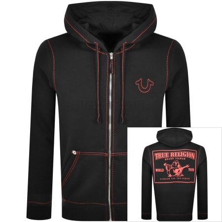 Product Image for True Religion Big T Full Zip Hoodie Black