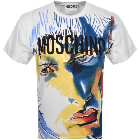 Product Image for Moschino Fantasy Print T Shirt White