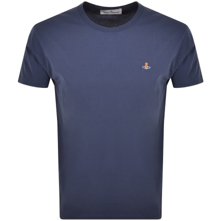 Product Image for Vivienne Westwood Classic Logo T Shirt Blue