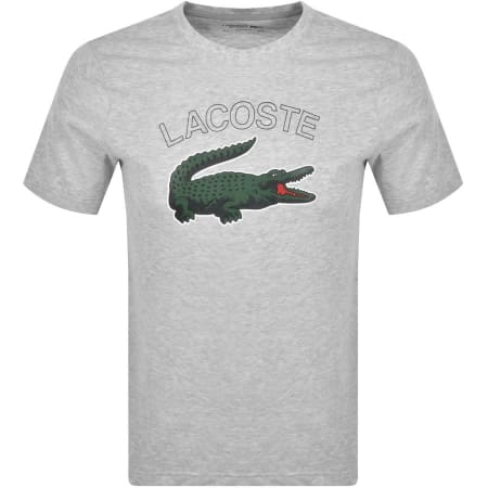 Product Image for Lacoste Sport Logo Crew Neck T Shirt Grey