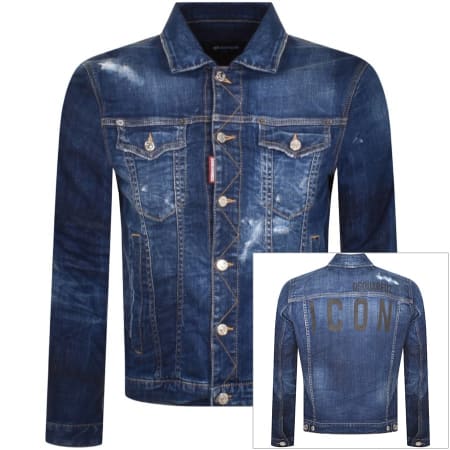 Product Image for DSQUARED2 Icon Dan Denim Jacket Blue