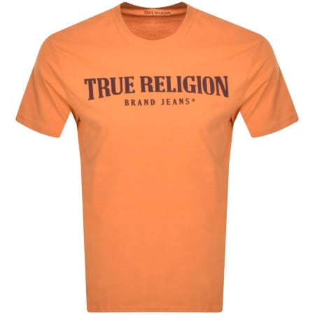 Product Image for True Religion Arch Logo T Shirt Orange