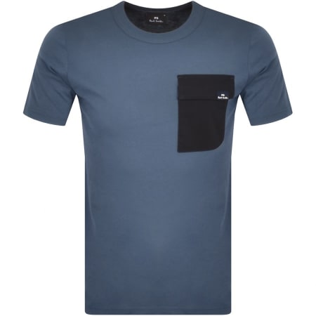 Product Image for PS By Paul Smith Pocket T Shirt Blue