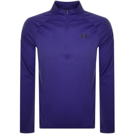 Product Image for Under Armour Half Zip Tech Sweatshirt Blue