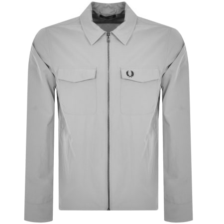 Product Image for Fred Perry Pocket Overshirt Grey