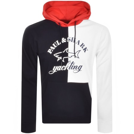 Product Image for Paul And Shark Colour Block Hoodie White