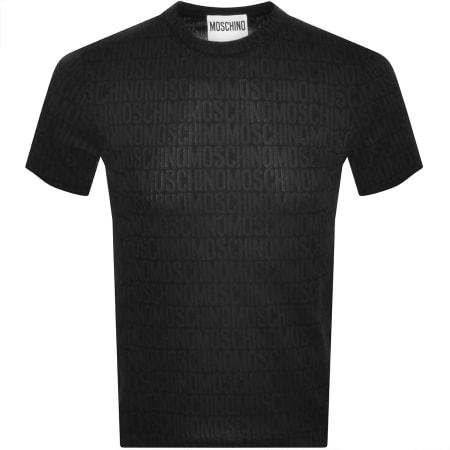 Product Image for Moschino Repeat Logo T Shirt Black