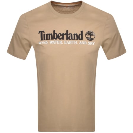 Product Image for Timberland WWES Logo T Shirt Khaki
