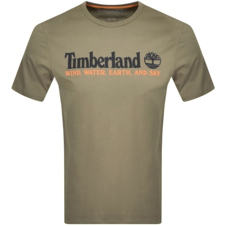 Product Image for Timberland WWES Logo T Shirt Green
