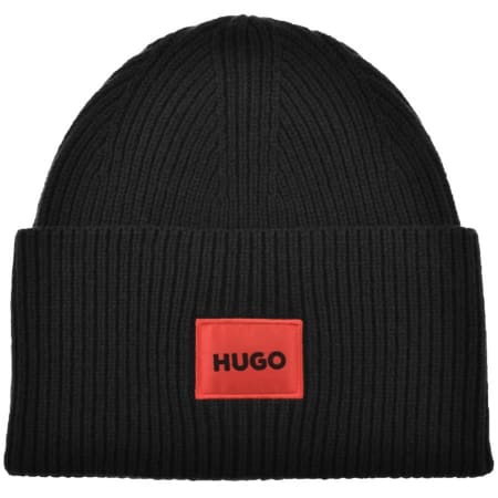 Product Image for HUGO Xaff 5 Beanie Hat Black