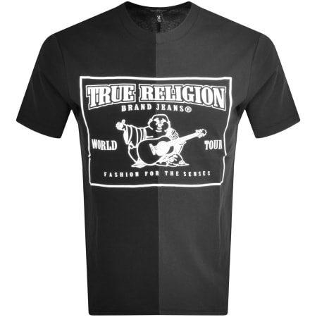 Product Image for True Religion Spliced Buddha T Shirt Black