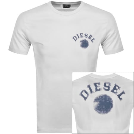 Product Image for Diesel T Just K3 Short Sleeved T Shirt White