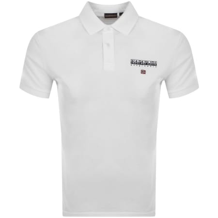 Product Image for Napapijri Ayas Short Sleeve Polo T Shirt White