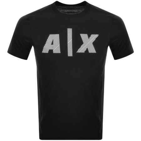 Product Image for Armani Exchange Crew Neck Logo T Shirt Black