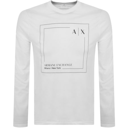 Product Image for Armani Exchange Crew Neck Logo T Shirt White