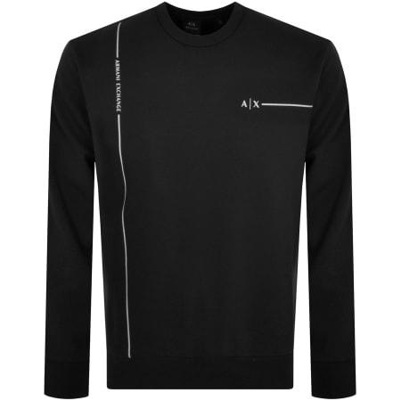 Product Image for Armani Exchange Logo Sweatshirt Black