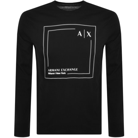 Product Image for Armani Exchange Long Sleeve T Shirt Black