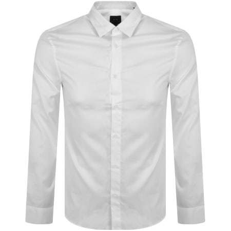 Product Image for Armani Exchange Long Sleeve Shirt White