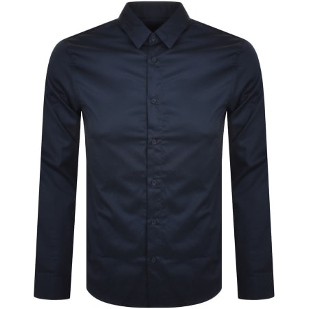 Product Image for Armani Exchange Long Sleeve Shirt Navy