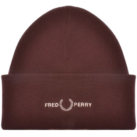 Product Image for Fred Perry Beanie Hat Burgundy