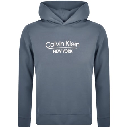 Product Image for Calvin Klein New York Logo Hoodie Blue