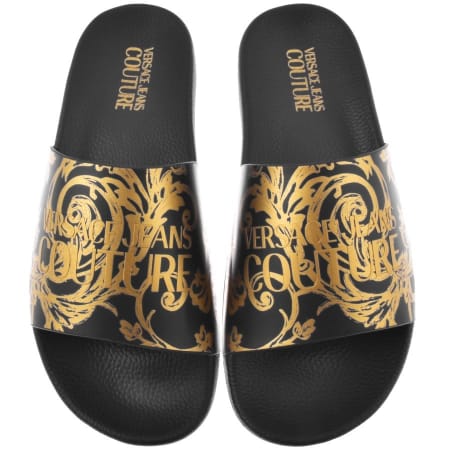 Product Image for Versace Jeans Couture Logo Sliders Black