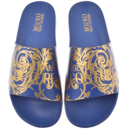 Product Image for Versace Jeans Couture Logo Sliders Blue