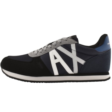 Product Image for Armani Exchange Logo Trainers Navy