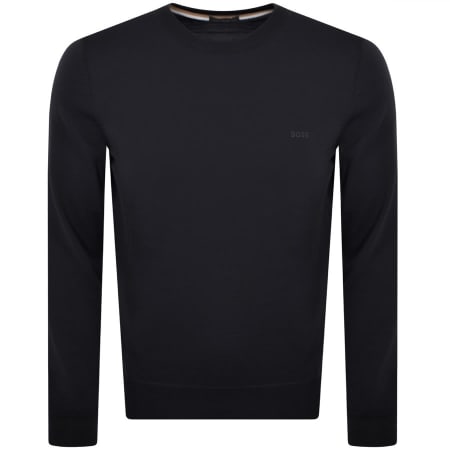 Product Image for BOSS Pacas Knit Jumper Navy