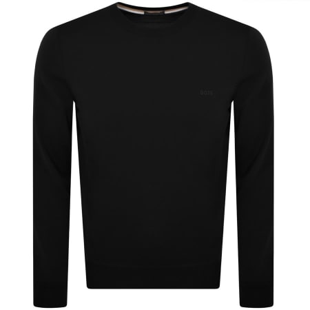 Product Image for BOSS Pacas Knit Jumper Black