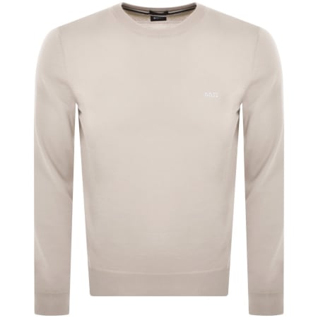 Product Image for BOSS Pacas Knit Jumper Cream