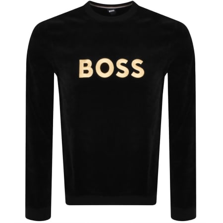 Product Image for BOSS Velour Sweatshirt Black