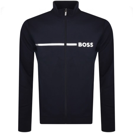 Product Image for BOSS Lounge Full Zip Track Top Navy