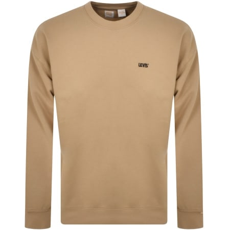 Product Image for Levis Gold Tab Relaxed Fit Sweatshirt Beige