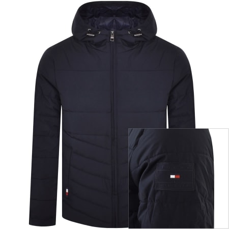 Product Image for Tommy Hilfiger Branded Hooded Jacket Navy