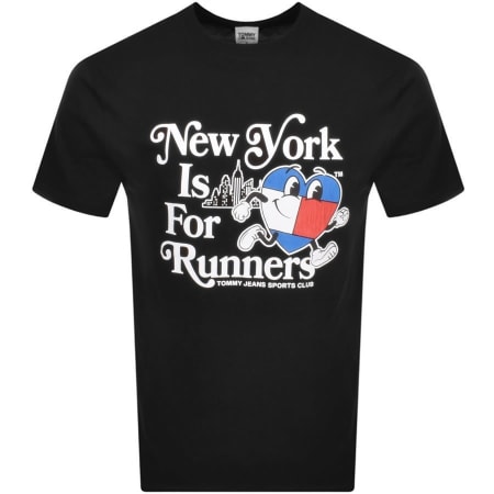 Product Image for Tommy Jeans Sport Logo T Shirt Black