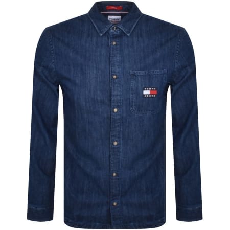 Product Image for Tommy Jeans Long Sleeved Denim Shirt Navy