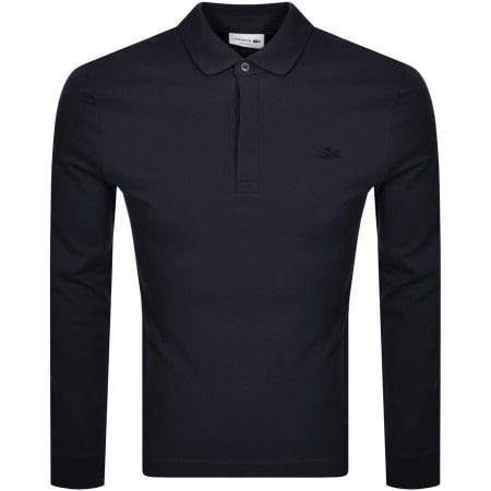 Product Image for Lacoste Long Sleeved Polo T Shirt Navy