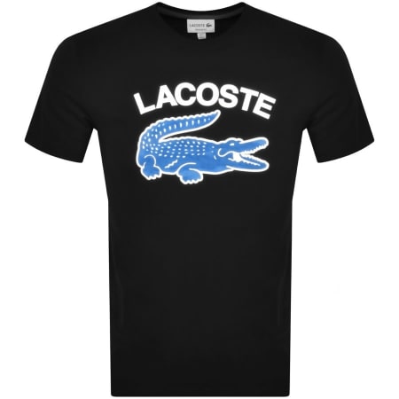 Product Image for Lacoste Crocodile Logo T Shirt Black