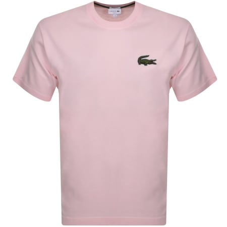 Product Image for Lacoste Oversized Logo T Shirt Pink
