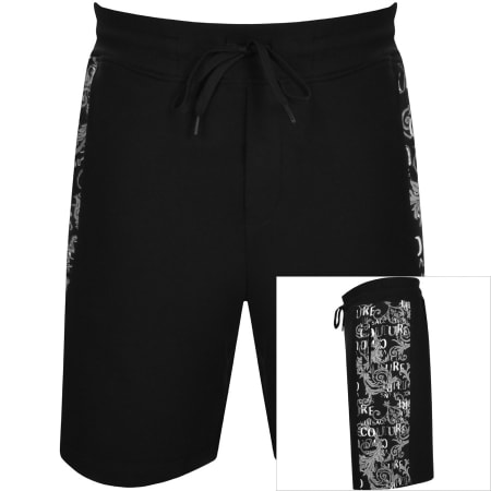 Product Image for Versace Jeans Couture Felpa Print Shorts Black