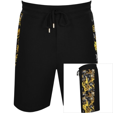 Product Image for Versace Jeans Couture Felpa Print Shorts Black