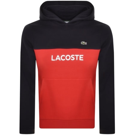 Product Image for Lacoste Logo Hoodie Red