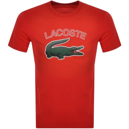 Product Image for Lacoste Sport Logo Crew Neck T Shirt Grey